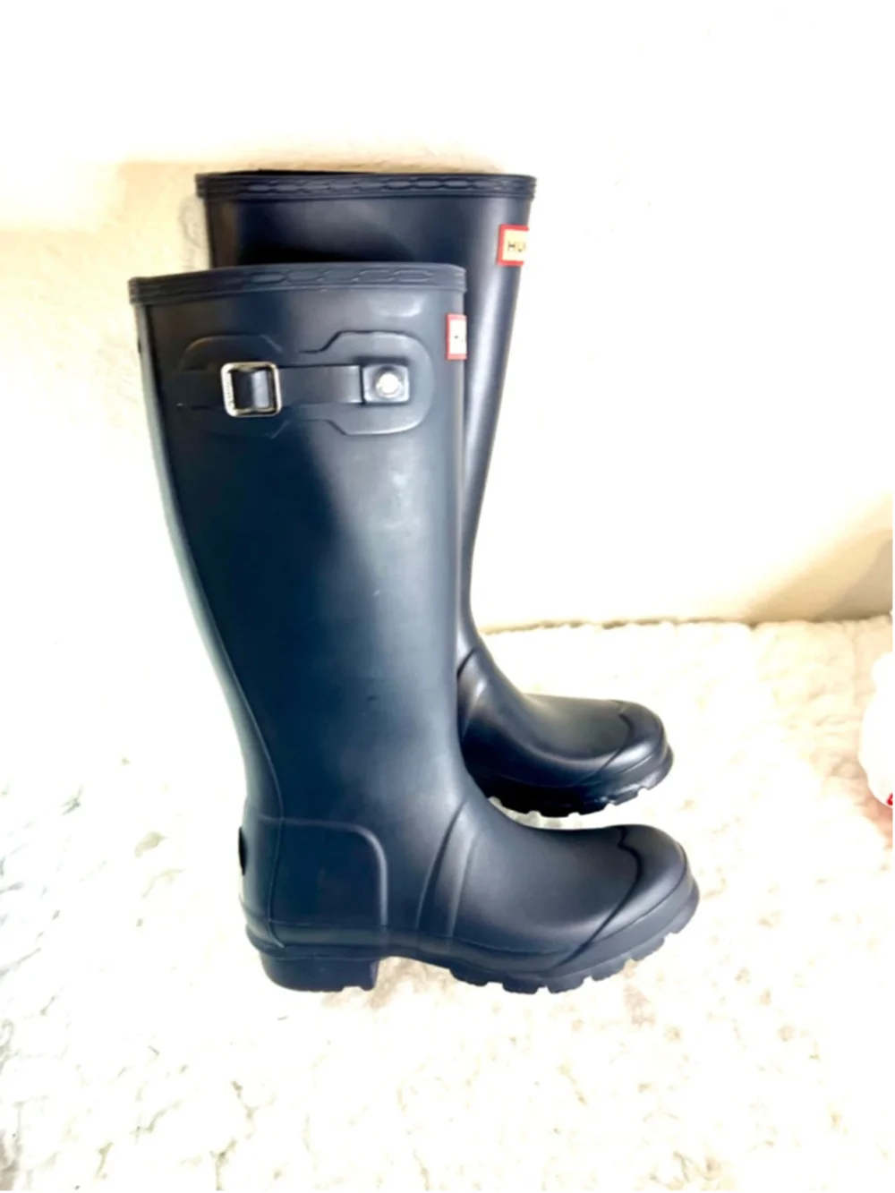 Hunter Big Kids Waterproof Original Rain Boots Girls size 5, boys size 4